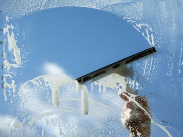 Commercial window cleaning in Rancho West, NM by The Pro's Commercial Cleaning, LLC